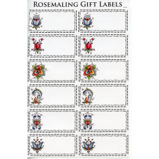 Rosemaling Gift Labels 